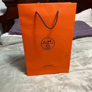 Hermes gift bag new